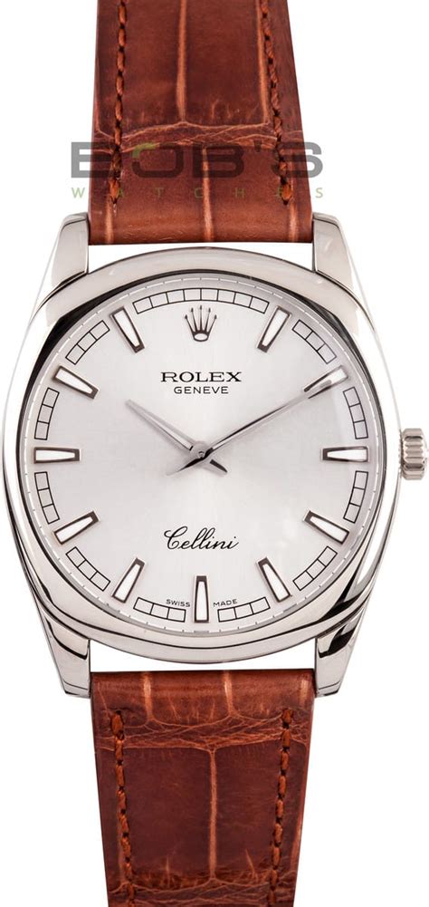 18k white gold cellini gent's rolex 2002|Rolex Cellini White gold .